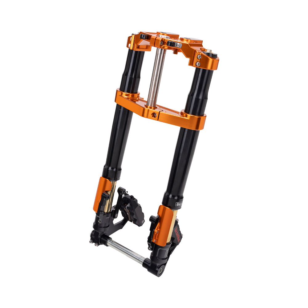 OG Orange 2014-2023 Touring Inverted Front End Complete kit Drop 1 inch