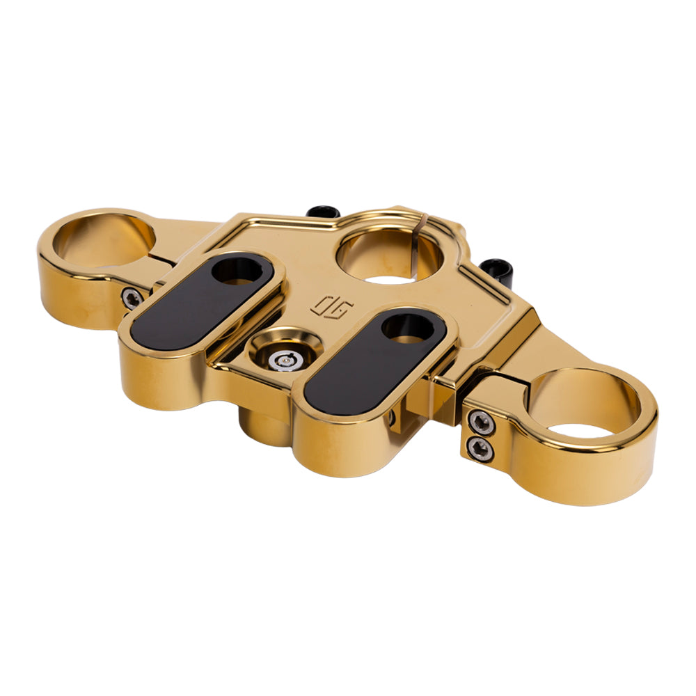 Gold Plating Harley Davidson Street Glide Road Glide Touring Top Triple Tree