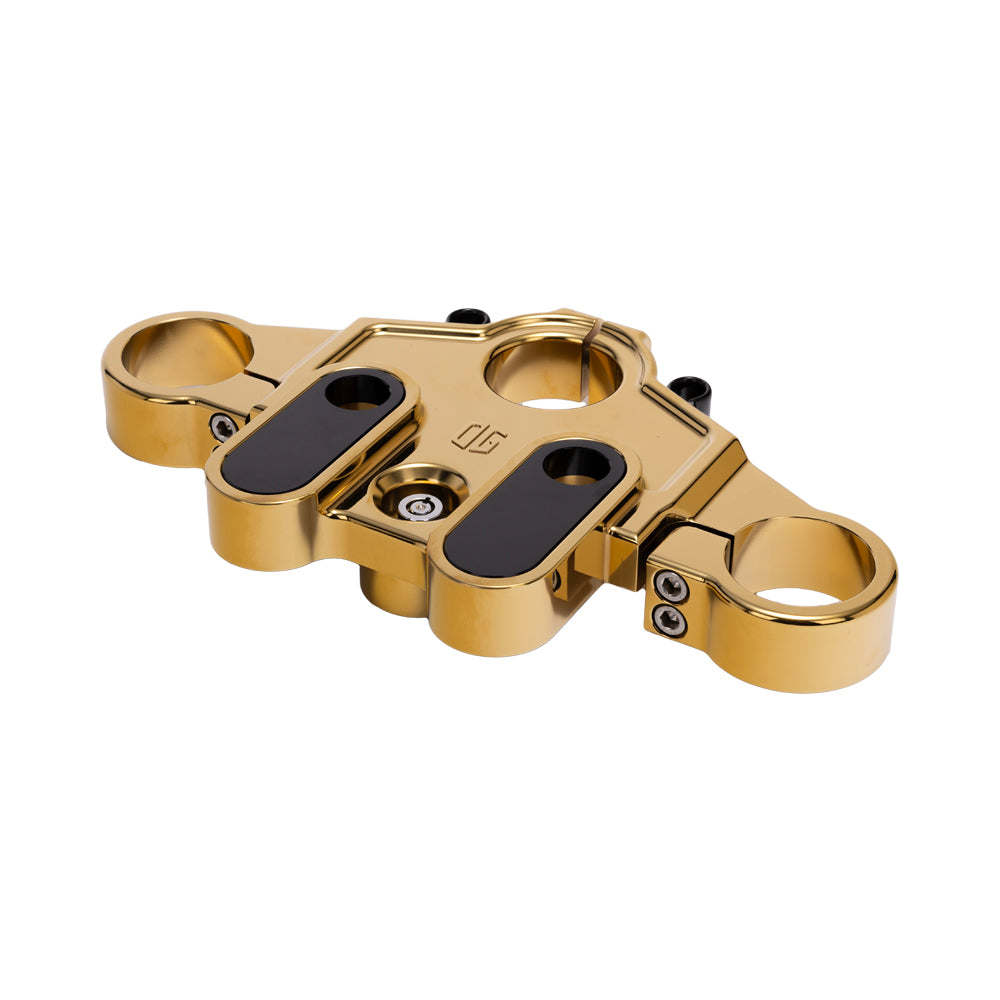 Gold Plating Harley Davidson Street Glide Road Glide Touring Top Triple Tree