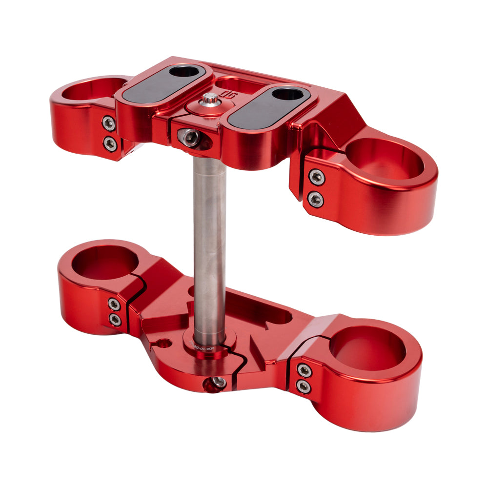 Red 2020-Up Softail Lowrider S & ST Drop 1" Triple Trees kit