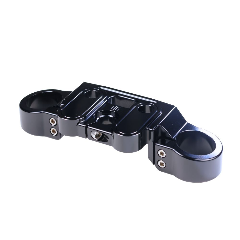 Black 2020-Up Softail Lowrider S & ST Drop 1" Top Triple Tree