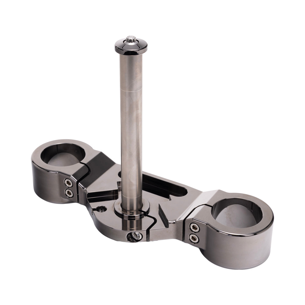 Black Chrome 2020-Up Softail Lowrider S & ST Lower Triple Tree kit