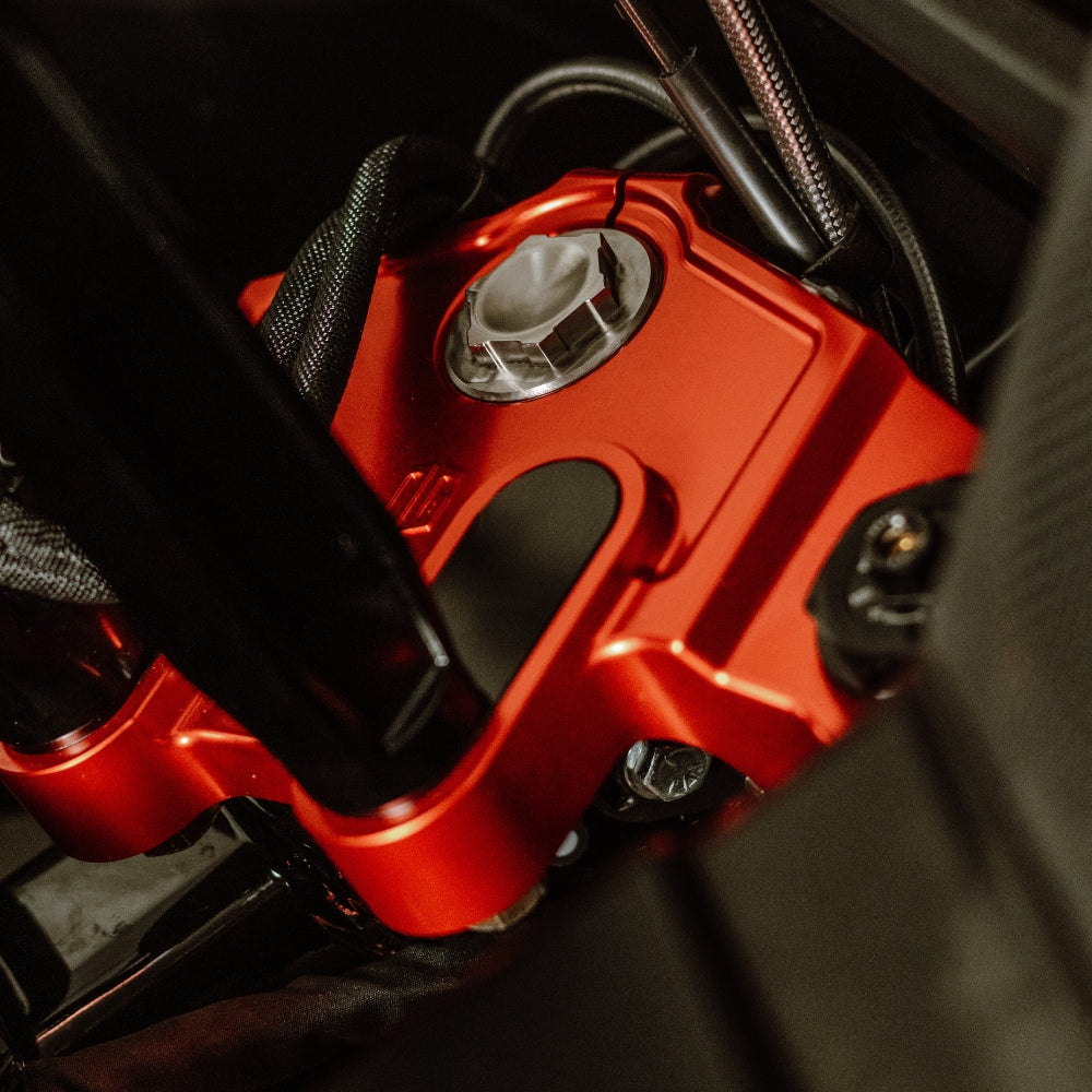 OG 2024-Up Touring Drop 1" Top Triple Tree installed on a 2025 Road Glide