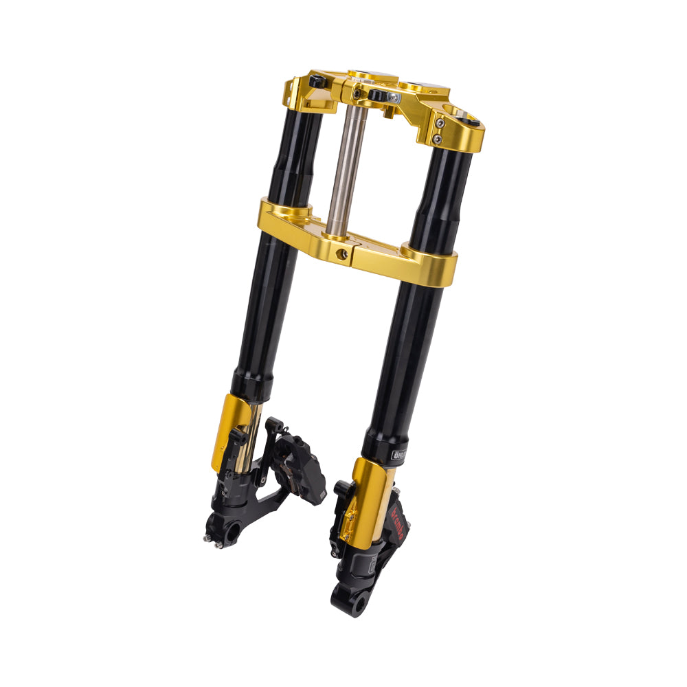 OG Gold 2024-Up Touring Inverted Front End Complete kit Drop 1"