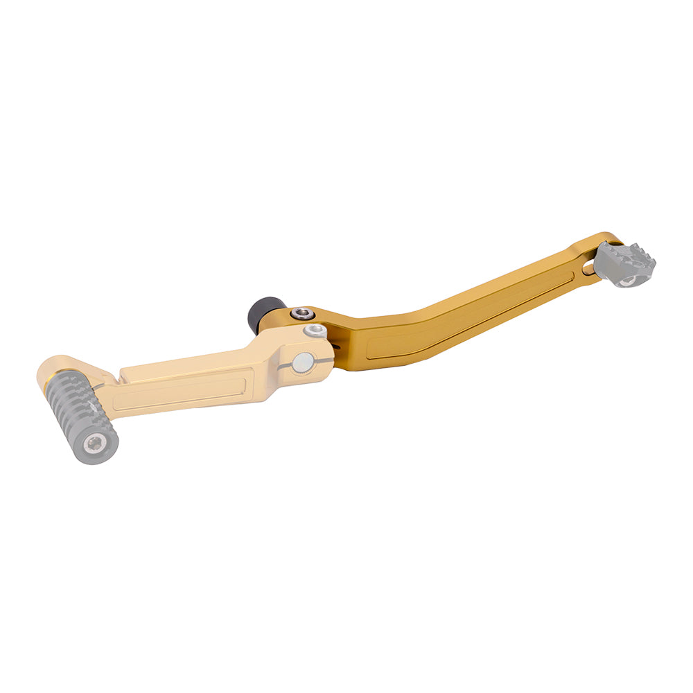 Gold OG Adjustable Heel Shift Lever for Harley-Davidson Touring Models