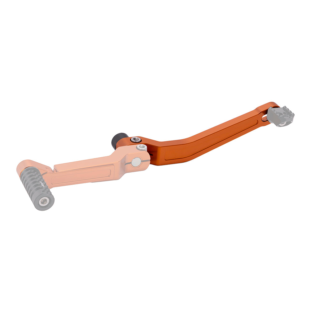 Orange OG Adjustable Heel Shift Lever for Harley-Davidson Touring Models