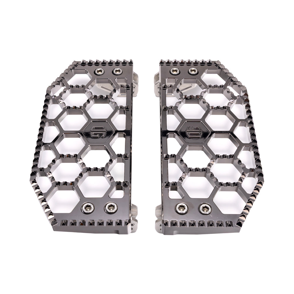 Black Chrome Floorboards for Harley Davidson Touring Model