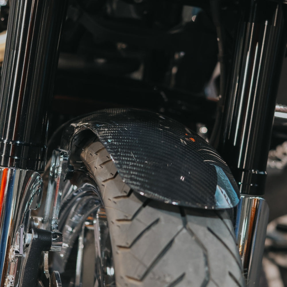OG Bagger Shorty Carbon Fiber Fender Kit - 2024 to present models Installed on a 2024 Road Glide FLTR 