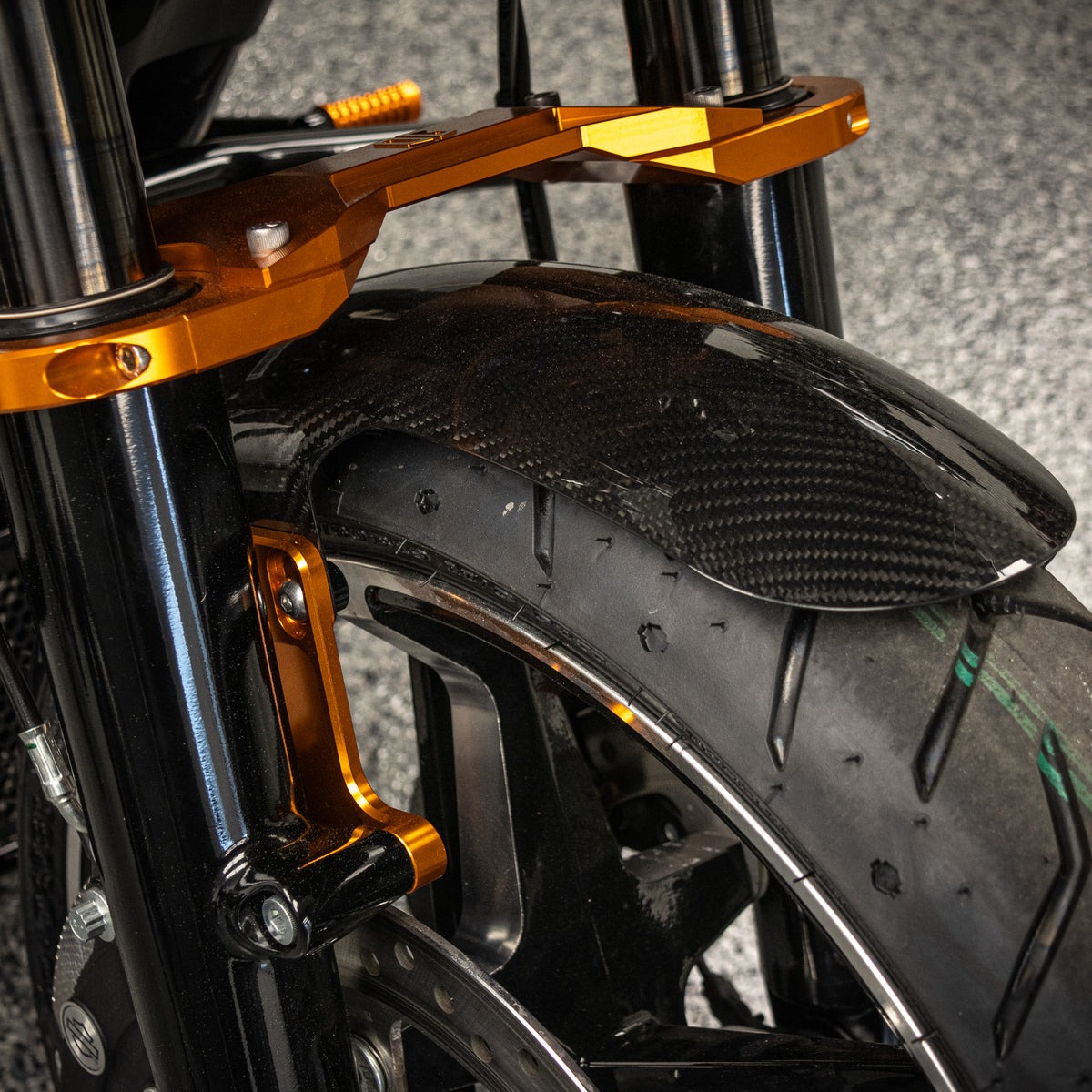 OG Bagger Shorty Carbon Fiber Fender Kit - 2024 to present models