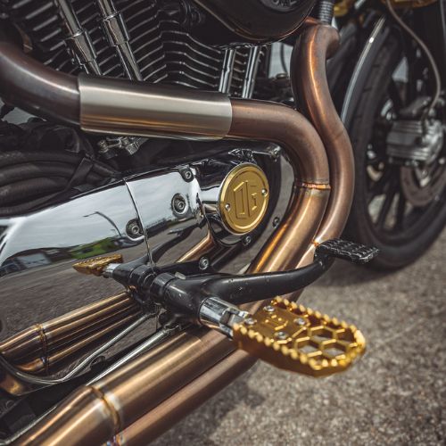OG  Harley Davidson Sportster Gold Points Cover