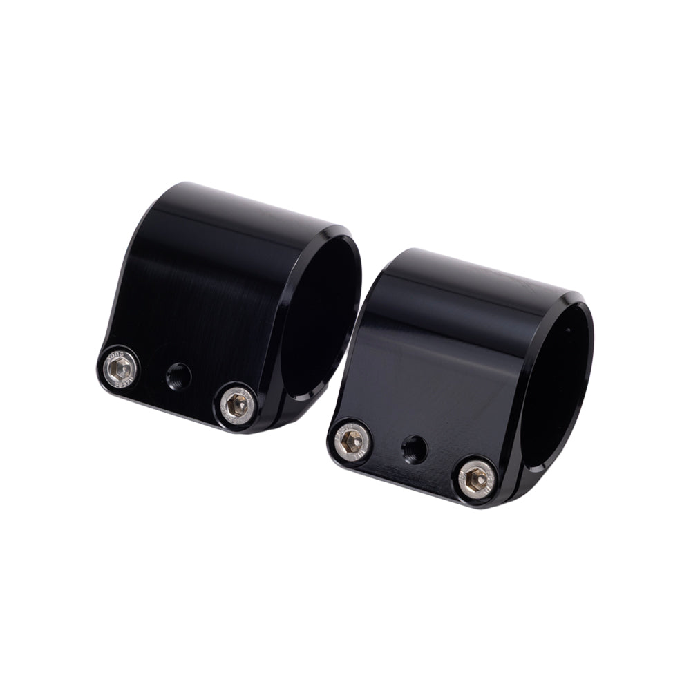 OG Fog Light Crash Bar Mounts Black for Harley-Davidson