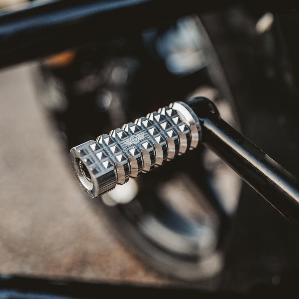 OG Gripper Shifter Peg installed on a Harley-Davidson