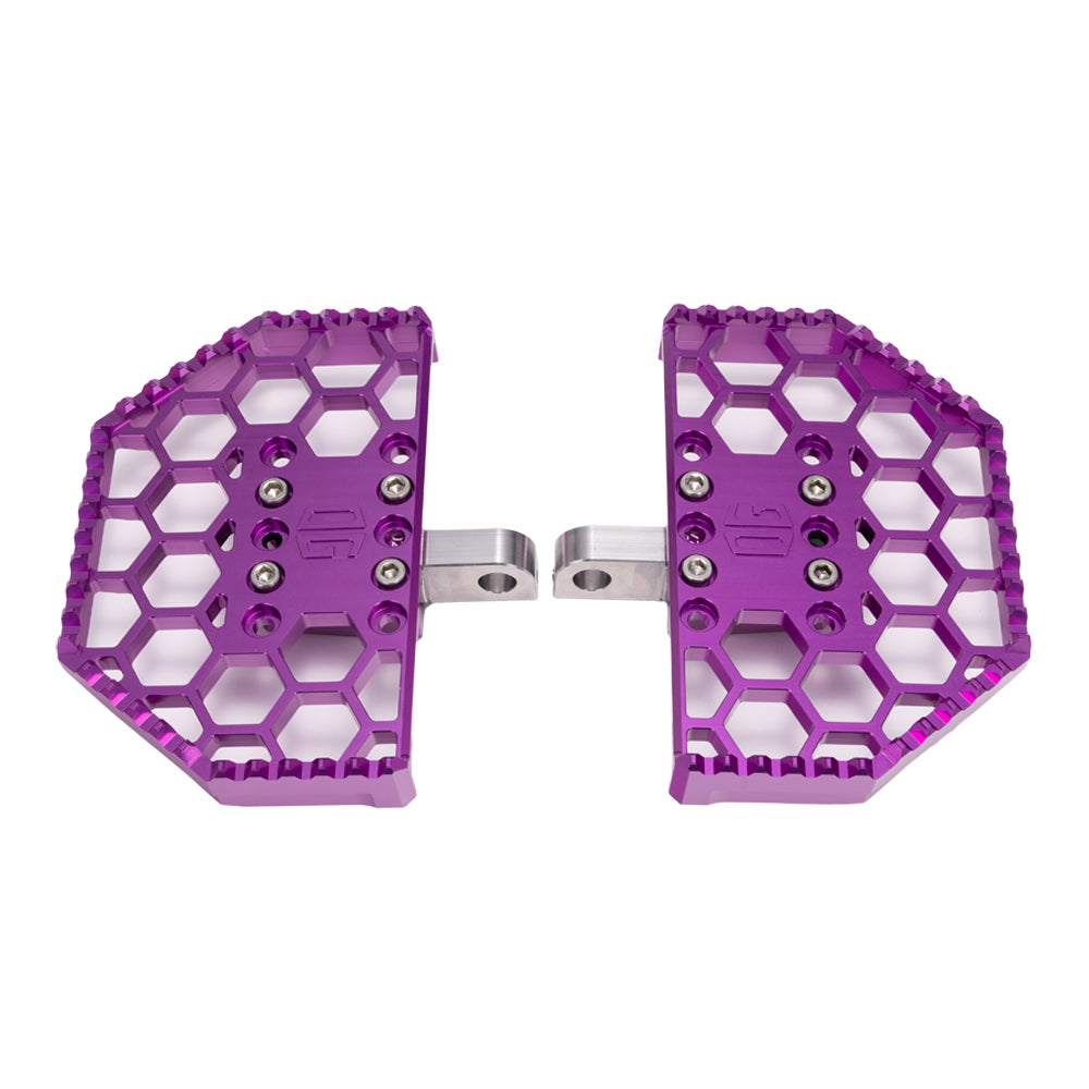 Original Garage Moto Purple Mini Floorboards for Harley-Davidson