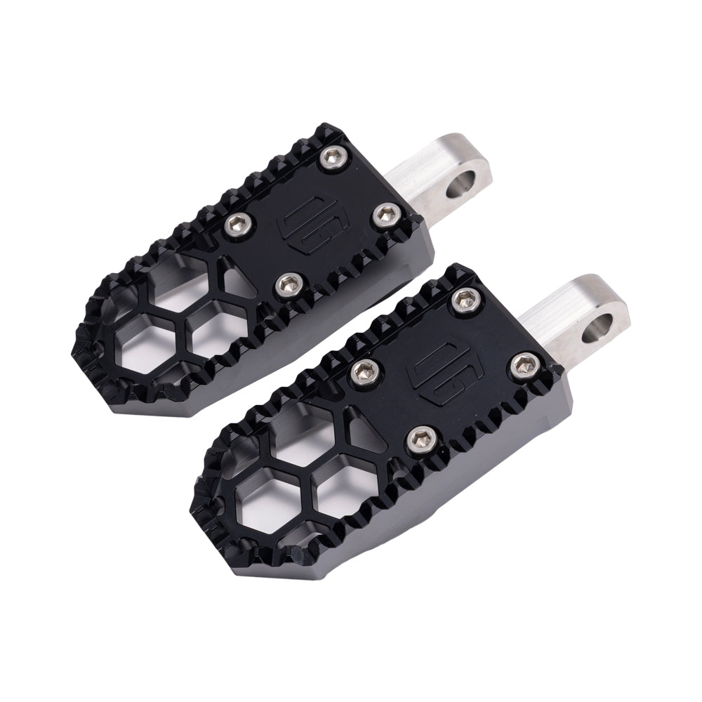 Black Mini Foot Pegs For Harley Davidson 