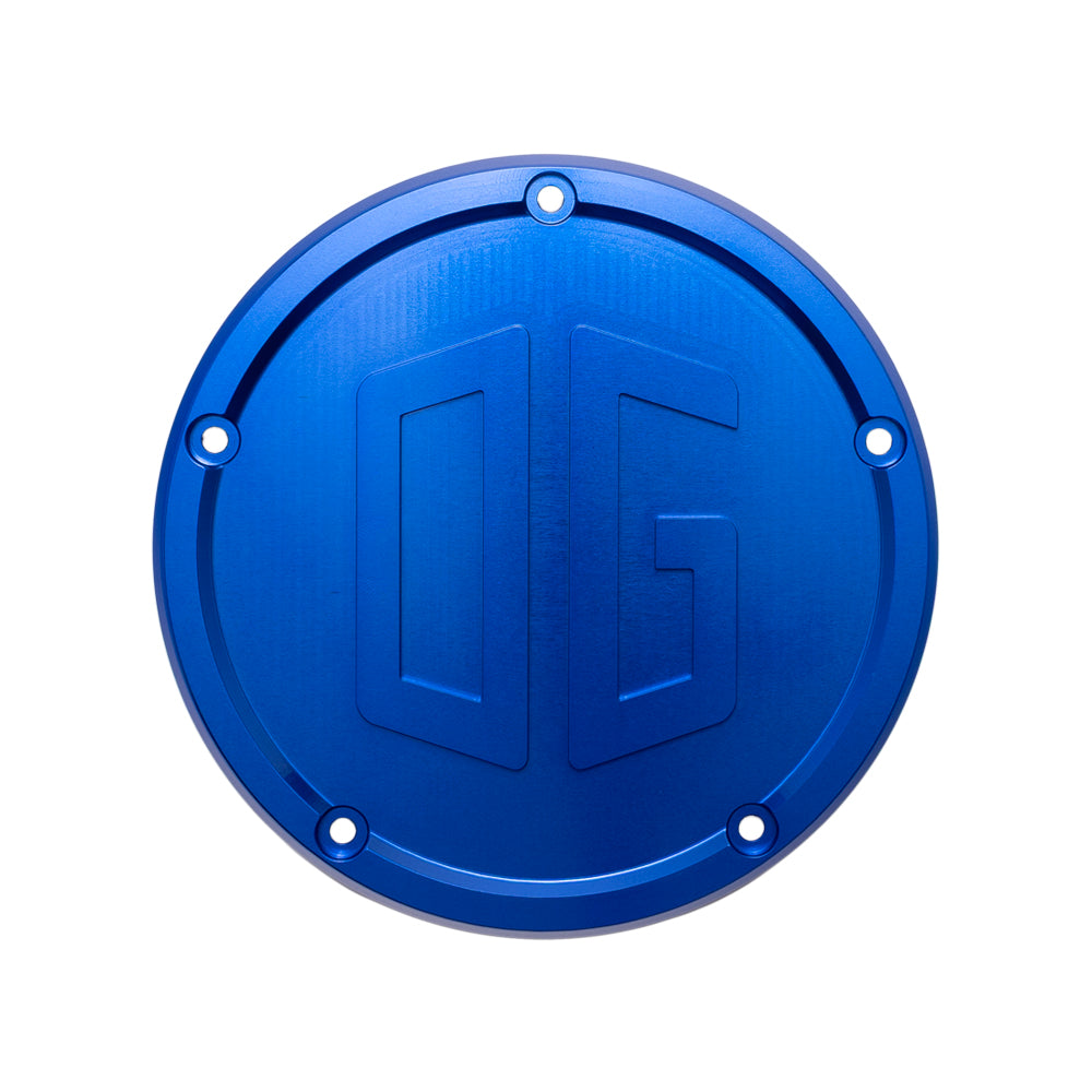 OG Blue M8 Softail Derby Cover