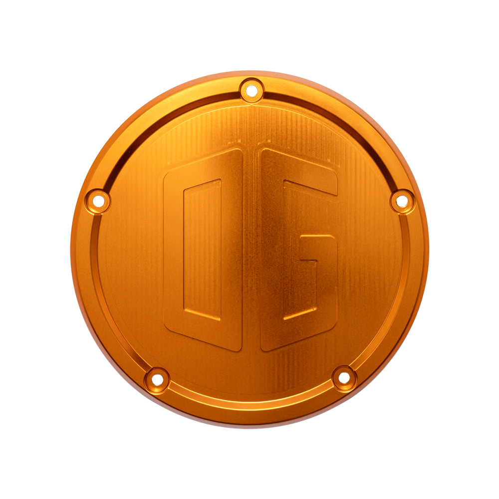 OG Orange M8 Softail Derby Cover