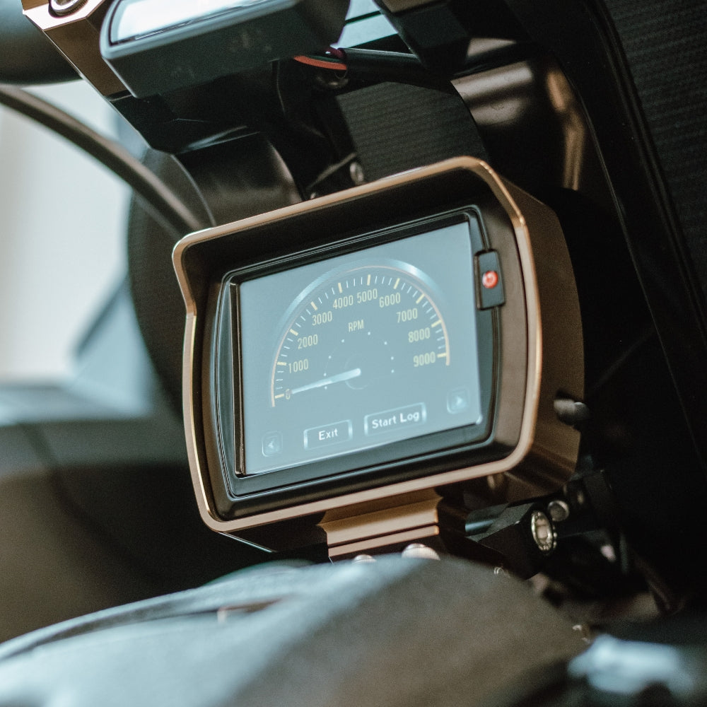 OG Power Vison Mount cable rail mounted installed on a 2023 Softail Low Rider ST FXLRST