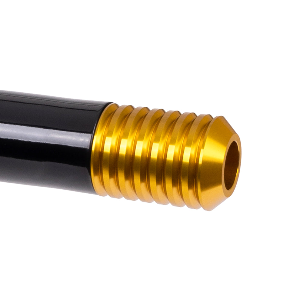 OG Replacement Billet Crash Bar Sliders Gold On Black