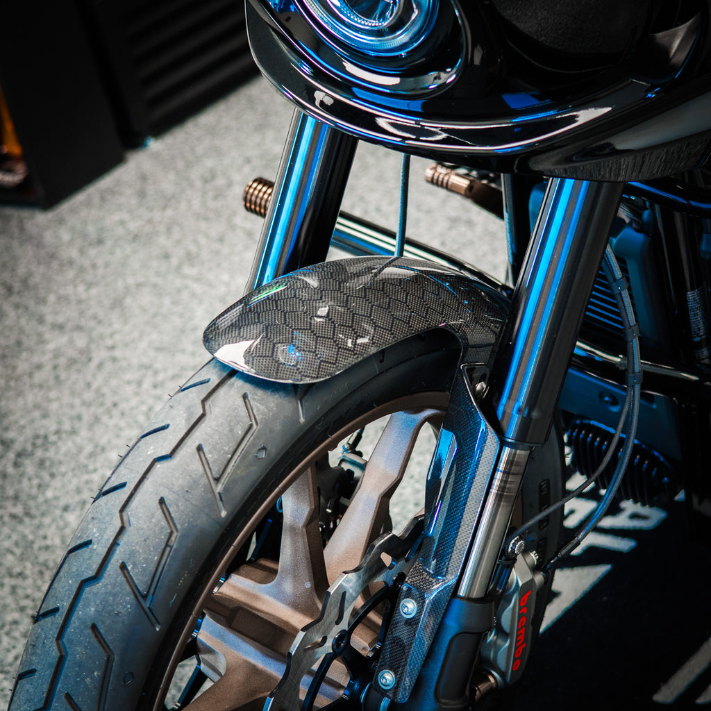 Low Rider S Rear Fender Custom OG Softail Low Rider S/ST Carbon Fiber Fender Kit