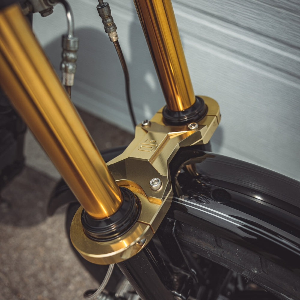 OG Speed 39mm Fork Brace installed on a 2007 Sportster XL