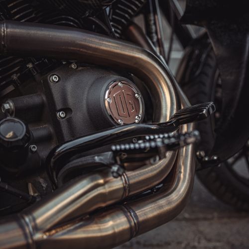 OG Black Chrome Twin Cam Points Cover on Dyna FXD 2014