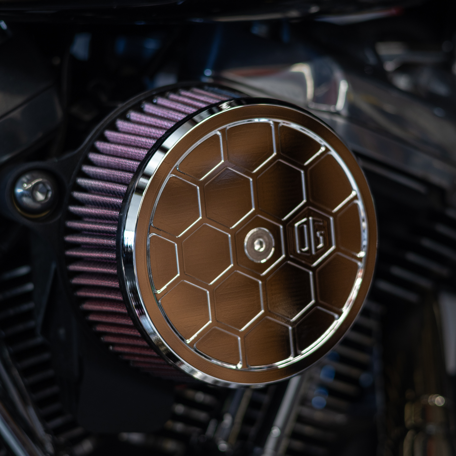 Harley Davidson Air Filter Cover Chrome