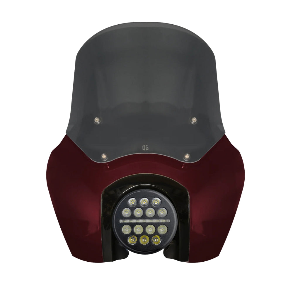 OG Softail Low Rider S Complete T-Sport Fairing Kit - Midnight Crimson - 5.75" X-Series