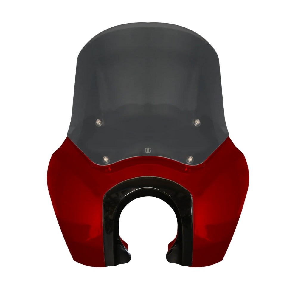 Original Garage Moto Softail Low Rider S Complete T-Sport Fairing Kit - Red Rock - OEM Headlight