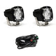S1 Black LED Auxiliary Light Pod Pair - Universal