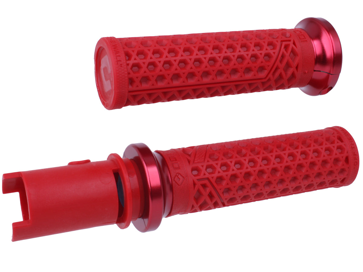 Vans V-Twin Lock-On Grips For 2024-Up-Touring & 2025-Up M8 Softails Red/Red