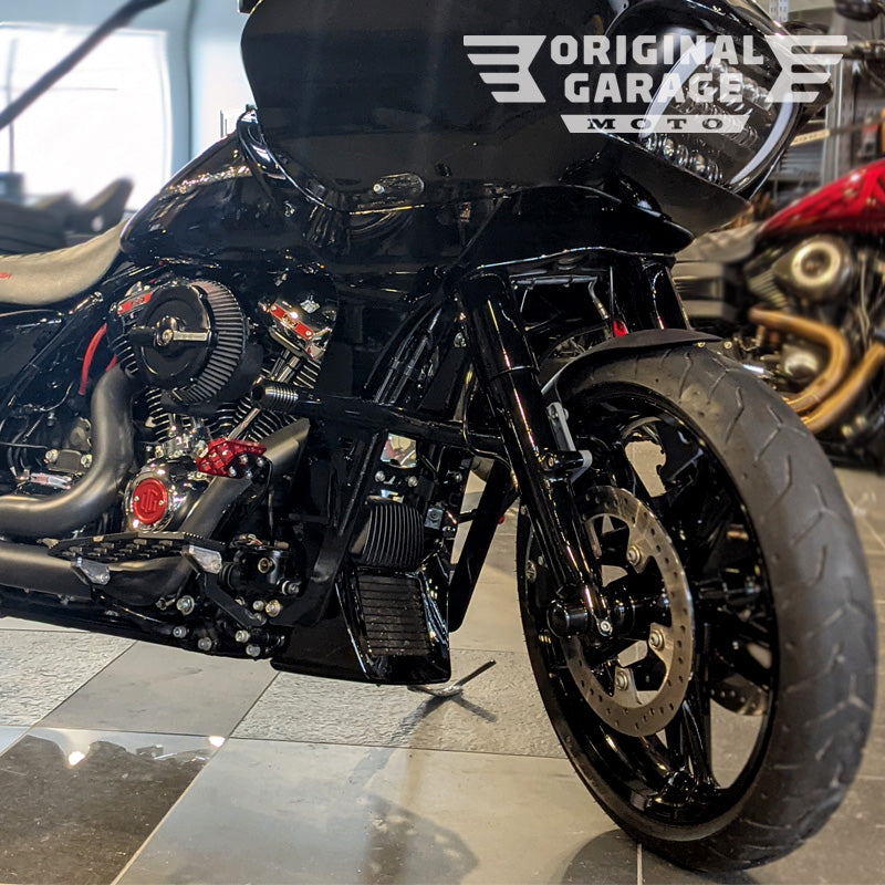 OG Highway Peg Crash Bar for Harley-Davidson Bagger - Black - Original Garage Moto