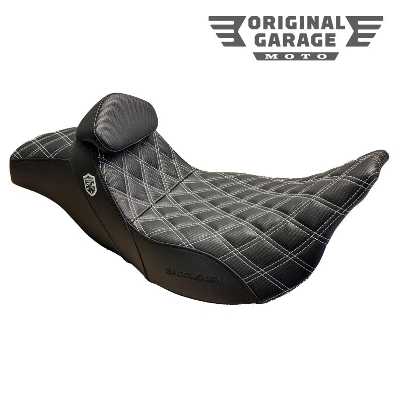 OG X Saddlemen Custom Step Up Seat for HDs Touring models - Original Garage Moto
